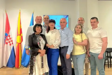 Делегација од шест македонски општини го посети и македонскиот КИЦ во Загреб