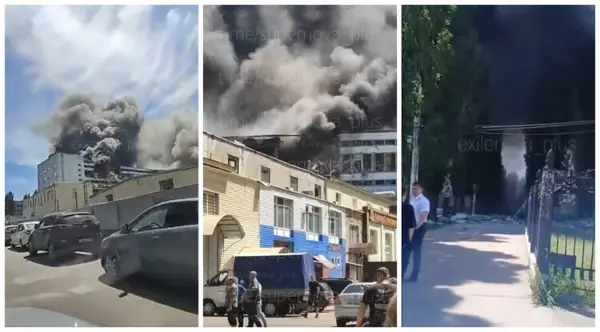🎥 УКРАИНСКИ НАПАД ВРЗ ФАБРИКА ВО МИЛИОНСКИ РУСКИ ГРАД „Нè гаѓаа со британските ракети Сторм шедоу“