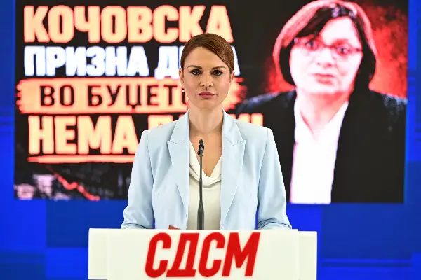СДСМ: Кочовска призна дека во Буџетот нема пари – со зголемување на дефицитот се кршат и законите