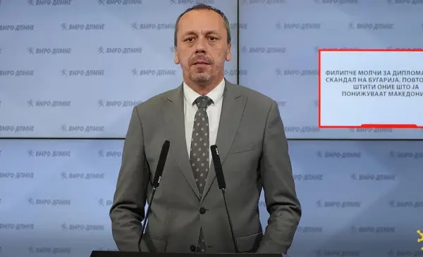 Петрушевски: Филипче молчи за дипломатскиот скандал на Бугарија, повторно ги штити оние што ја понижуваат Македонија