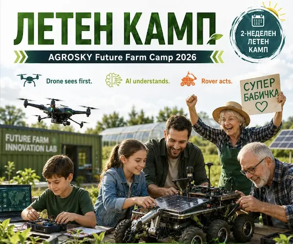 AGROSKY Future Farm Camp 2026: Летен камп каде младите ќе ја градат иднината на паметното земјоделство