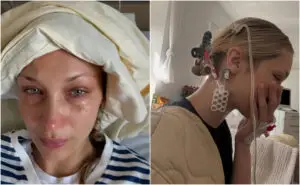 ФОТО | „Некои денови едвај стигнувам до кујната“: Бела Хадид низ солзи за тешката битка со болеста