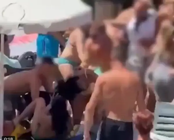 ВИДЕО: Масовна тепачка за лежалки во Шпанија, настрада носот на 13-годишно девојче