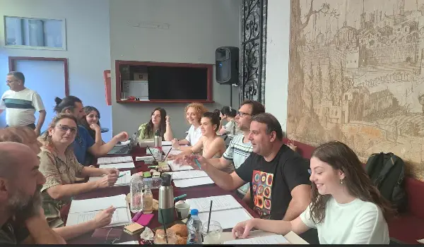 Прва проба на претставата  „Алиса се враќа дома“ во Драмскиот театар