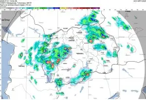 Невремето во МАкедонија  се шири, пороен дожд и град на повеќе места