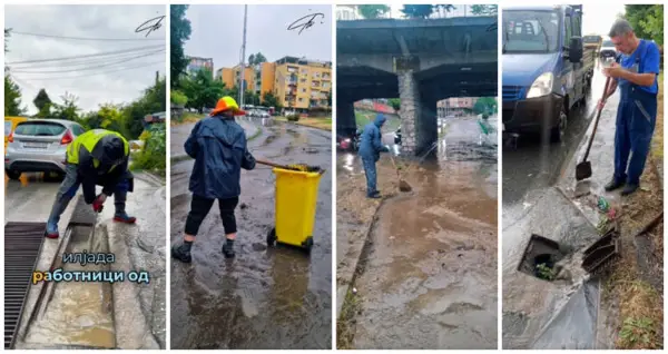 Најмногу дожд во Скопје и Куманово, во Црешево измерени 74 литри на метар квдратен