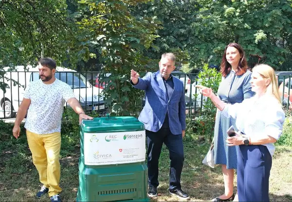 Лукровски во градинката ,,Орце Николов, да го види донираниот компостер