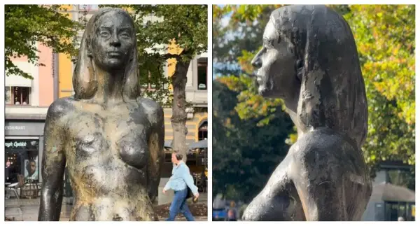Прва статуа во светот посветена на жените со рак на дојка, поставена во Осло
