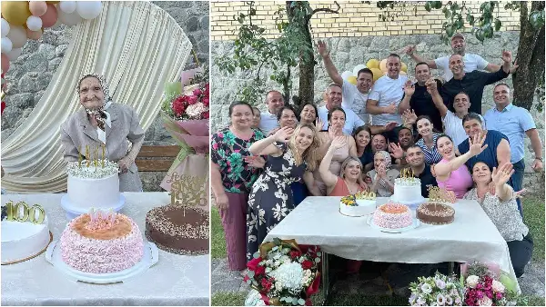 Баба Марта прослави 100 –ти роденден: Има пет деца, 27 внуци, 69 правнуци и 20 чукун внуци