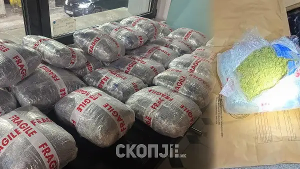Албански државјан уапсен на „Деве Баир“, во камион пронајдени 24 пакувања марихуана