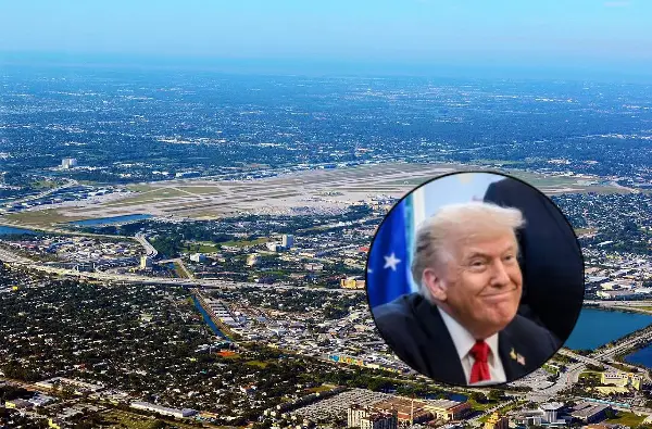 Аеродромот во Палм Бич официјално го доби името на Доналд Трамп
