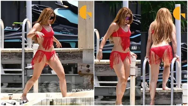 Има 49 години и тело како на тинејџерка: Пејачката Шакира ужива на плажа во Мајами (фото)