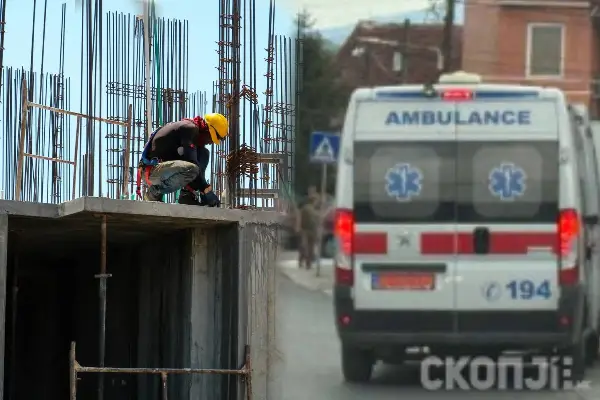 Работник загина при пад од височина на градилиште во Скопје