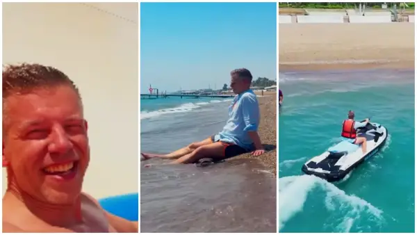 ВИДЕО | Маѓар по самитот на НАТО ужива на скутер на вода во Турција: „Платив од свој џеб“