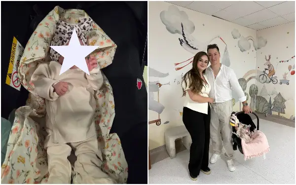 Нина е родена со само 1030 грама, од ГАК си замина со орден за храброст и во прегратките на мама Софија и тато Кристијан! - Мала, но голема хероина!