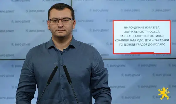(ВИДЕО) Aндоновски: Коалицијата СДС, ДУИ и Таравари го доведе Гостивар до колапс