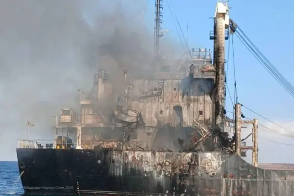 Пет члена на екипажот загинаа во руски напад врз товарен брод во Црното Море
