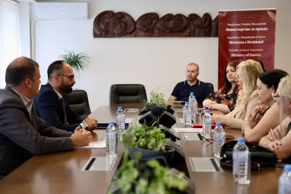 Новиот министер за правда на средба со претседателката на Основниот кривичен суд Скопје
