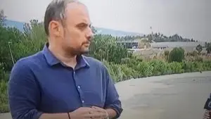 Пенлива супстанца на вливот на Лепенец во Вардар во Скопје