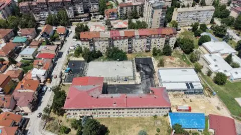 Подобри услови за спорт и рекреација: Спортските терени во ОУ „Даме Груев“ добиваат нов лик