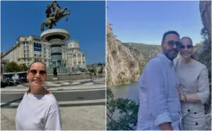 ФОТО | Светската тенисерка Јелена Докиќ ужива во Скопје — ги посети Матка, Старата чаршија и плоштадот „Македонија“