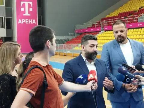 Новото име на салата во СЦ „Борис Трајковски“ е „Т Арена“