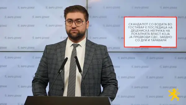 Манасиевски: Скандалот со водата во Гостивар е последица на децениска негрижа, Филипче молчел за извештаите