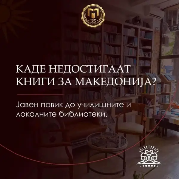 Пријавувањето на библиотеки за донација на книги од „Матица македонска“ трае до петок
