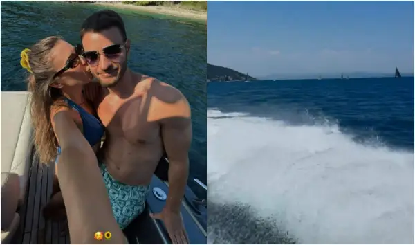 Александра Заева ужива во љубовна авантура на море и сподели романтичен момент со партнерот