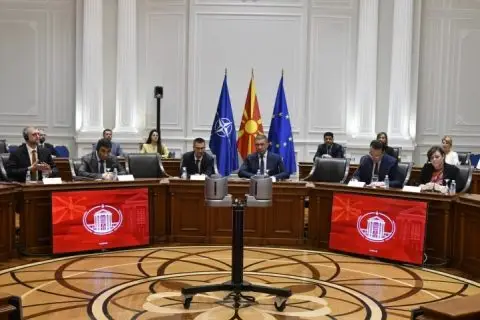 (ВИДЕО) Мицкоски: Коридорот 8 е стратешки приоритет, годинава стартуваат градежните работи