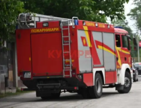 Пожар во стан во Гостивар: Повредени три лица меѓу кои двајца полицајци