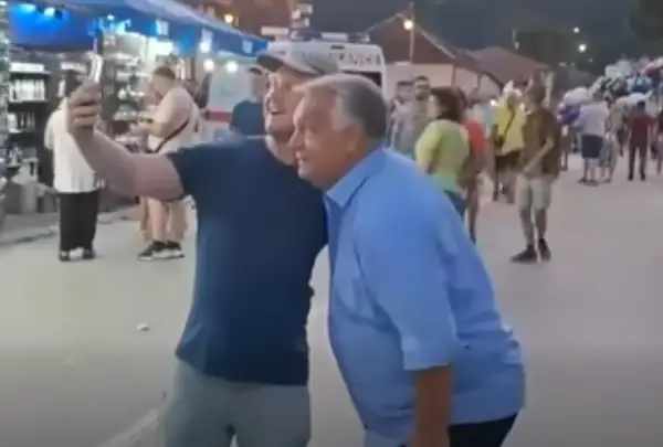 Орбан се појави на Соборот на трубачи во српска Гуча