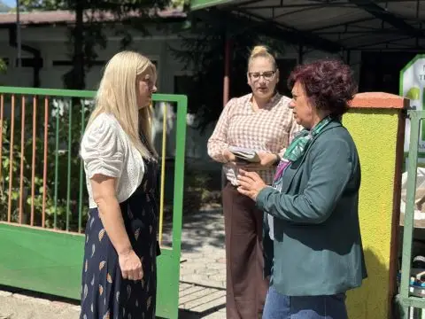 Комплетно реновиран објектот „Кокиче“ кој е во состав на градинката „Весели Цветови“ во Кисела Вода