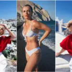 (Фото) Лејла Рамковска атрактивна на Санторини — ќерката Каја ѝ беше личен фотограф