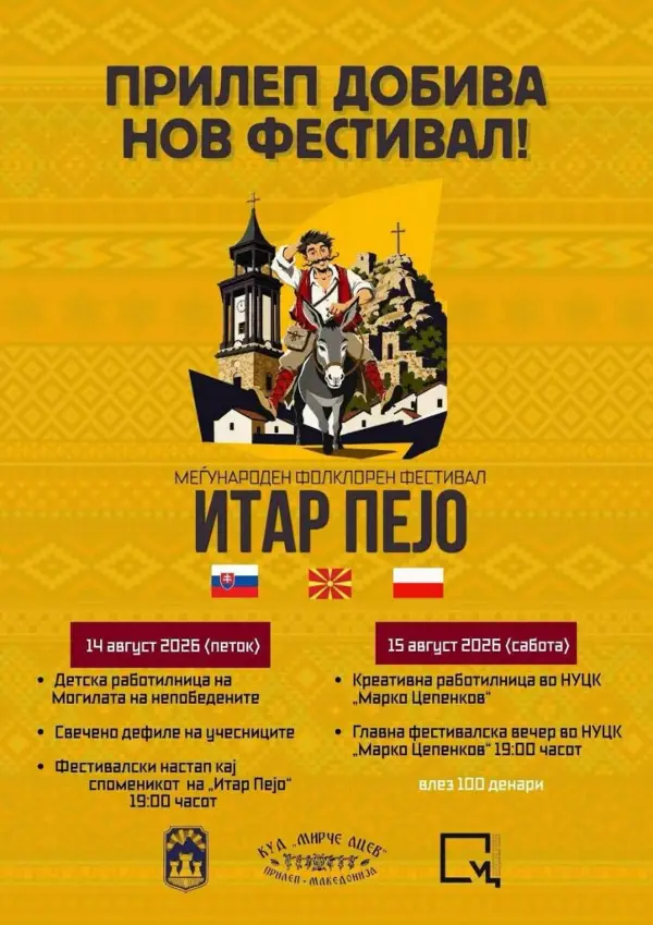 Прилеп со нов меѓународен фестивал на фолклорот