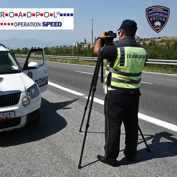 Засилени контроли за брзина во рамки на ROADPOL Operation Speed: За една недела откриени 1.576 прекршоци за брзо возење