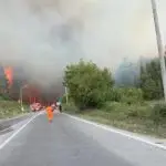 Значително подобрена ситуацијата со пожарот во Сивири – изгорени 350 хектари површина
