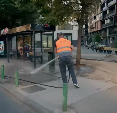 Градоначалникот Орце Ѓорѓиевски објави фотографии и видео од неделната генералка во Скопје