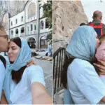 (Фото) „Фала ти за сè, мир Божји“: Зои Блаж со сопругот Тадеј и ќеркичката Мариа го посети Острог