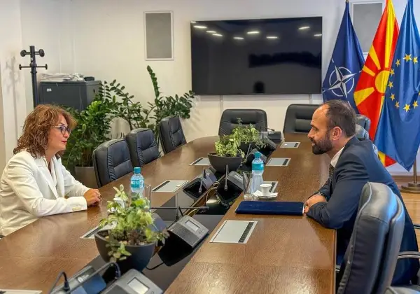Шасивари оствари работна средба со директорката на Академијата за судии и јавни обвинители, Ирина Трајкоска Стрезоски