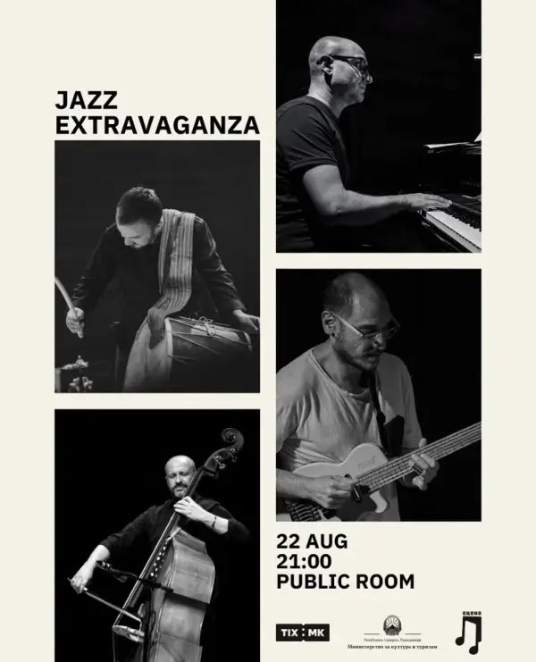 Jazz Extravaganza – концерт на Емин, Шарески, Јосифовски и Петров