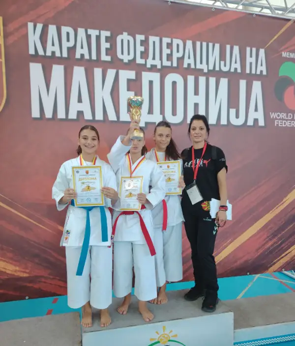 ЗЛАТО,  СРЕБРO  И 2 БРОНЗИ ЗА КАРАТЕ КЛУБОТ ЗАНШИН ДО БИТОЛА