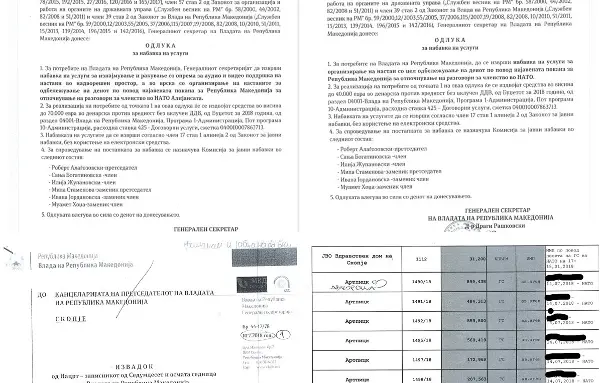 Како се организирала прославата за поканата за членство во НАТО во 2018 г.