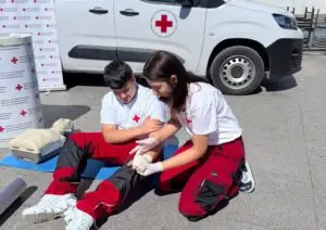 Симулациска вежба во Гостивар: Како правилно се укажува прва помош на повредени