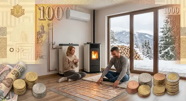 Кое е најевтиното греење оваа зима: Пресметката за 50, 70 и 100 квадратни метри открива огромни разлики во трошоците