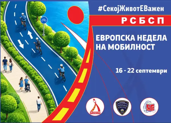 Европска недела на мобилност – помалку автомобили, повеќе простор за луѓето