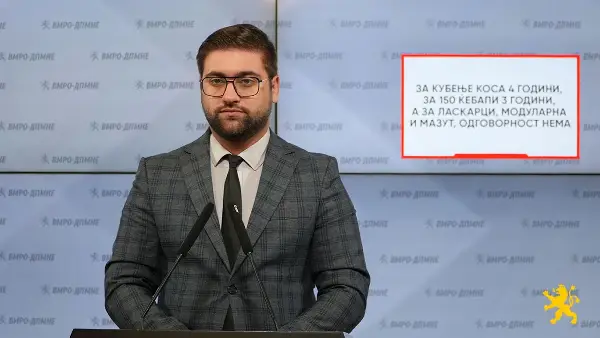 Манасиевски: За кубење коса 4 години, за 150 ќебапи 3 години, а за Ласкарци, Модуларна и Мазут, одговорност нема
