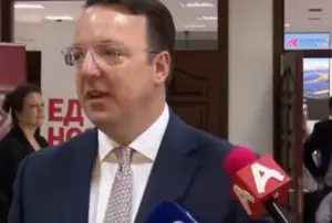 Вицепремиерот Николоски на увид во санација на свлечишта кај Ботун, на автопатот Охрид-Кичево