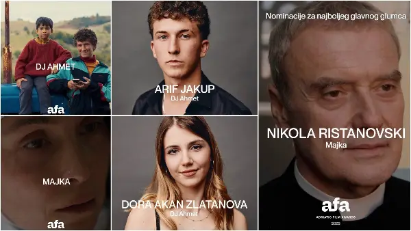 Македонската кинематографија со моќно присуство на AFA Awards 2026 со 14 номинации за македонски филмови и копродукции