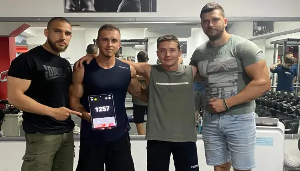 Кристијан Бајовски и официјално е Гинисов рекордер: 1.257 склекови за еден час
